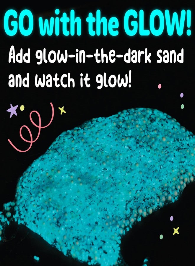 Creativity for Kids DIY Glowing Squishy Slime Kit | Hands-On STEM Activity & Sensory Toy | Mix, Stretch & Glow Mess-Free Fun | Great Gifts & Easter Basket Stuffers for Kids (Ages 6+) - Image 5